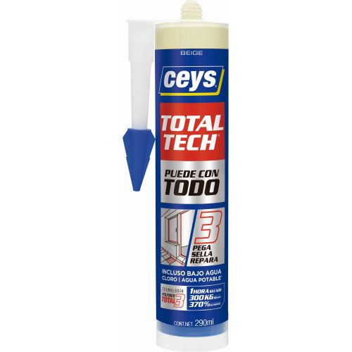 CEYS TOTAL TECH BEIGE CARTUCHO 290ML